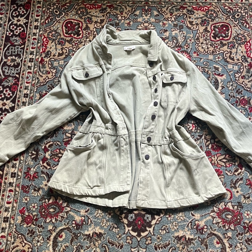 Coldwater Creek Jacket 2X Sage Green